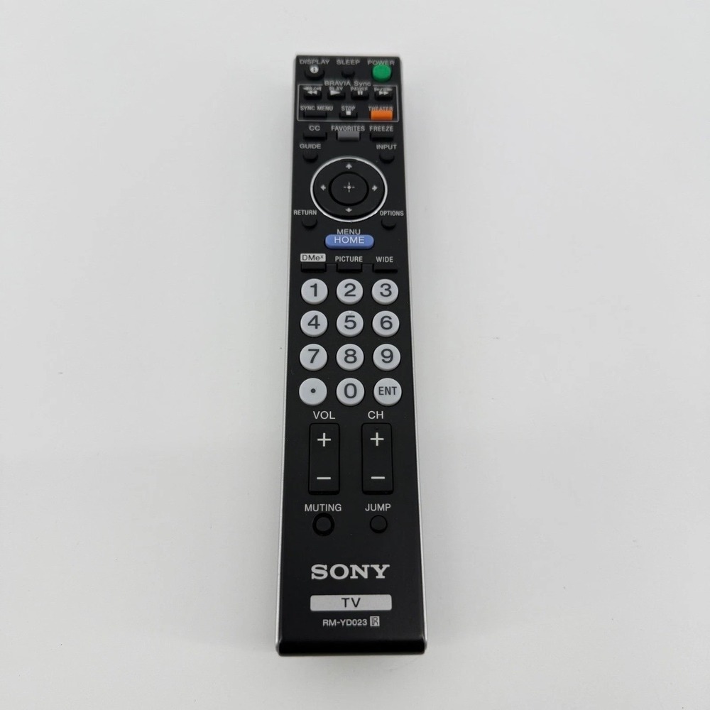 Sony TV Remote Control RM-YD023 Bravia Sync Plastic Black Solid 979